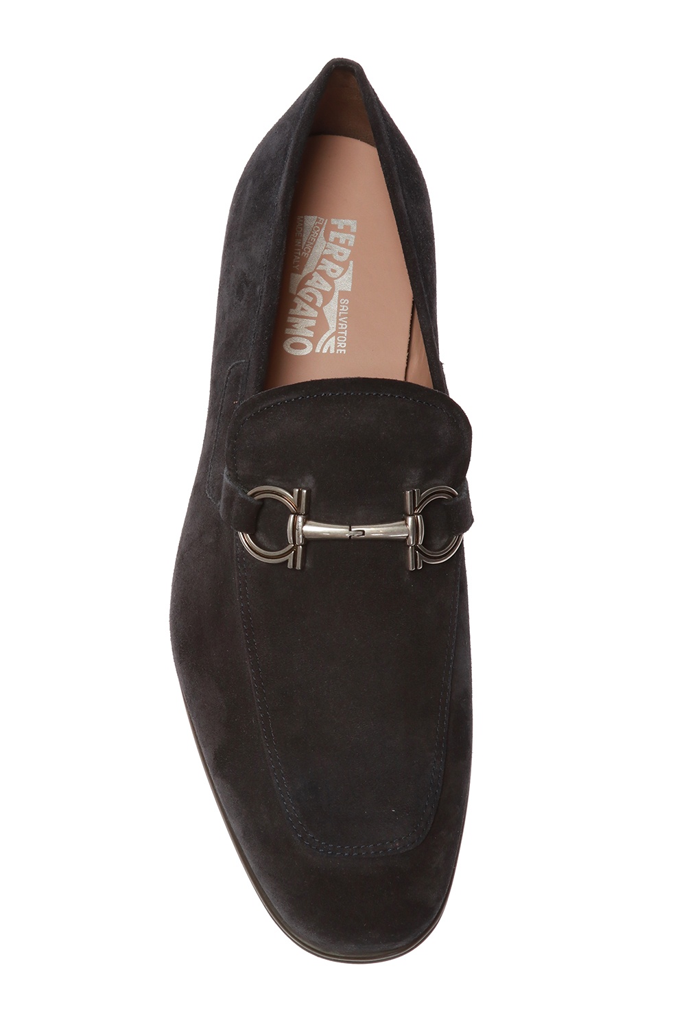 Ferragamo top suede loafers